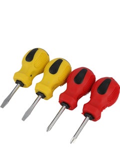 LAWAZIM 4Pcs Screwdriver Set|blister packing |Short Phillips Screwdriver & Flat Screwdriver |  - Image 4