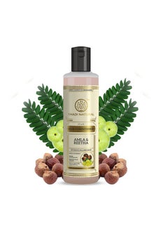 Khadi Natural Amla & Reetha Hair Conditioner 210Mlfor Hair Fall Rescue  - Image 1
