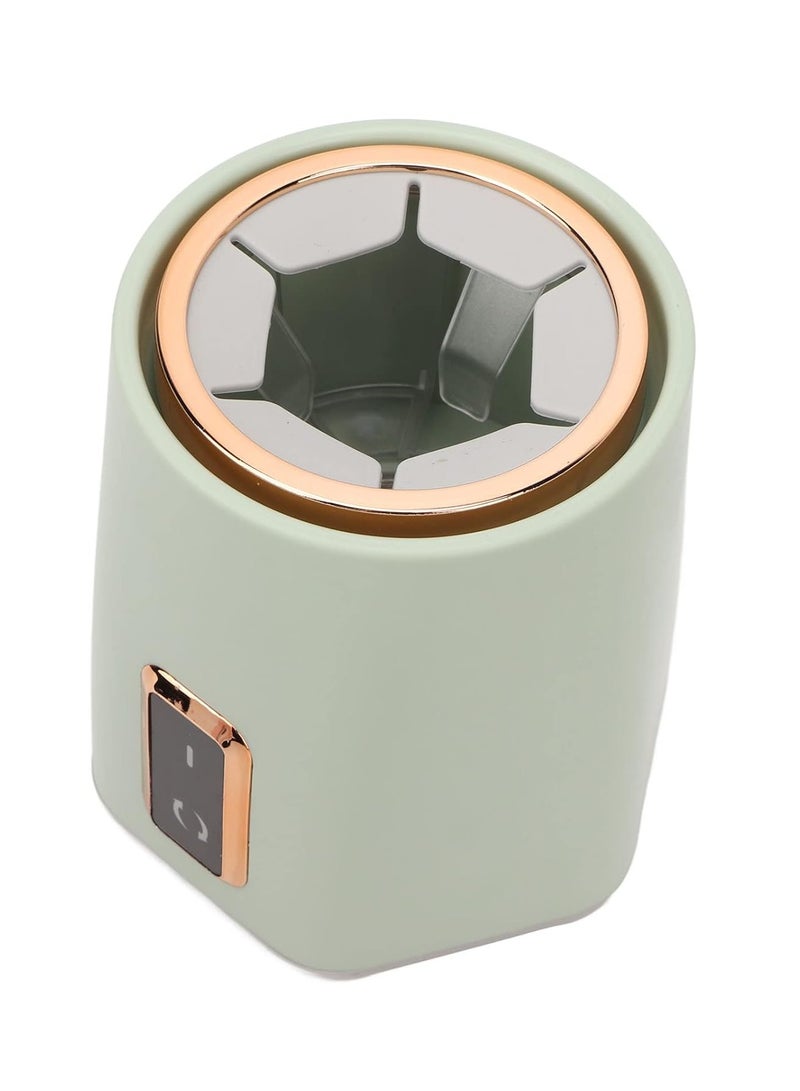 SYOSI Baby Bottle Maker, Automatic High Speed Portable Multifunctional Milk Shaker Machine, Portable Bottle Warmer For Travel, Cordless Milk Warmer Green  - Image 2