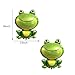 LYK 4PCS Large Green Frog Mylar Foil Balloons for Animal Themed Birthday Party Decoration Supplies - Image 4