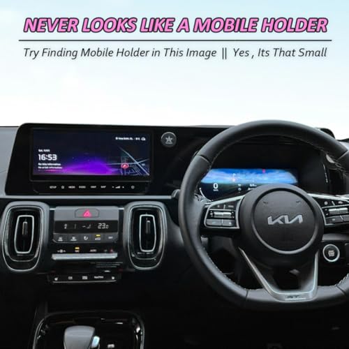 Blackstar Spiro Mag : Magnetic Mobile Phone Holder for Car Dashboard/Bike with 540° Angle Rotation - Phone Mount Stand with Strong & Safe Magnets - Compatible with All Mobiles (MAGSAFE Incompatible) - Image 2