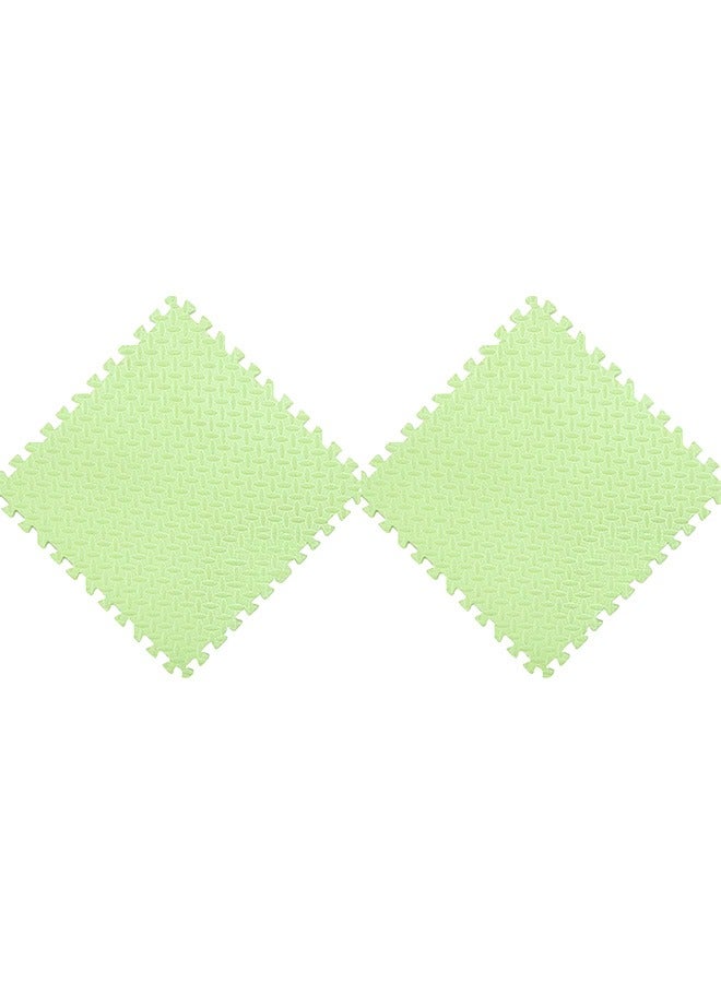 EVA Foam Mats  2 Pcs 60cmx60cmx2.5cm Foam Baby Play Mat Soft Gym Home Exercise Kids Play Baby Crawling Workout Mat Garage Floor Tiles Indoor Outdoor Fitness(Green) - Image 1