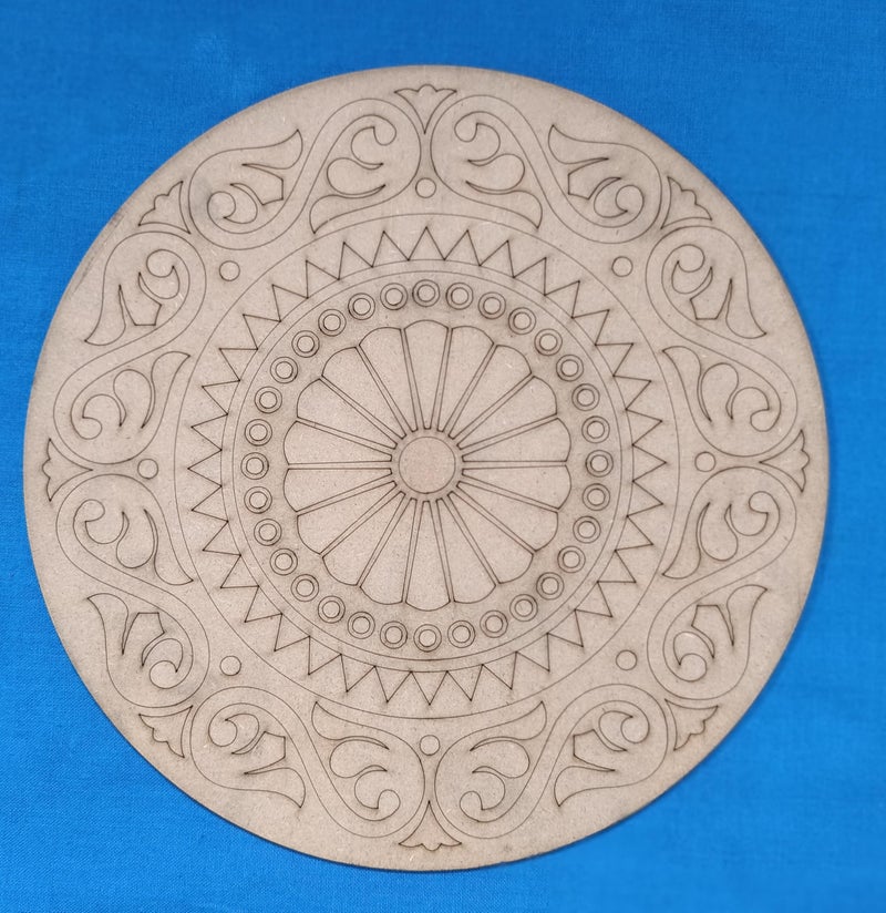 Toyjet Educational Products pre-Marked 12 inch MDF Round Board - Image 1