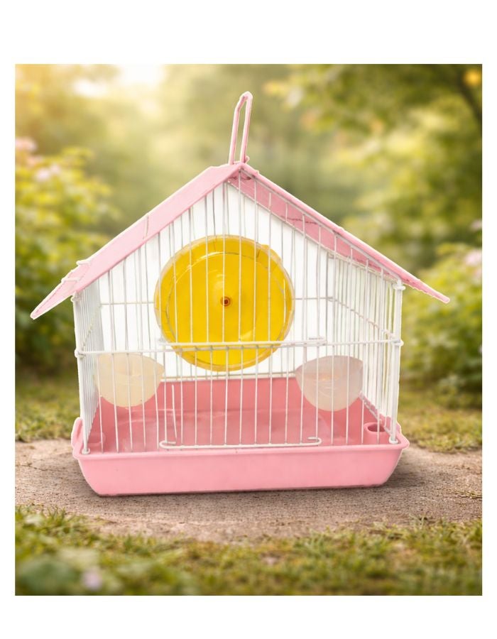 Petto Hamster & Bird Cage 22×16×19 cm | Compact Metal Pet Cage - Image 2