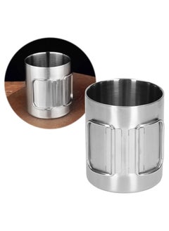 Generic Stainless Steel Cup, Stainless Steel Coffee Mug Coffee Travel Mug with Folding Handle Design for Home Camping Trips Outdoors  - Image 5