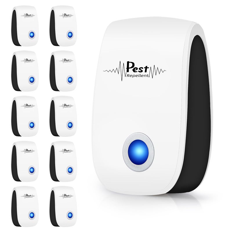 JahyElec 2026 10Pack Ultrasonic Pest Control Repeller Electronic Mouse Repellent Ultrasonic Plug in Mice Repellent Indoor Sonic Rodent Repellent Plug in Pest Control for InsectSpideAntBugCockroachRat - Image 2