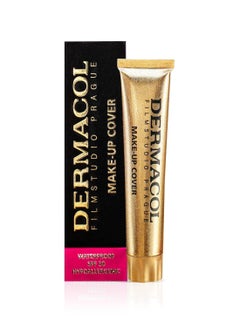 Dermacol Dermacol - Full Coverage Foundation, Liquid Makeup Matte Foundation with SPF 30, Waterproof Foundation for Oily Skin, Acne, & Under Eye Bags, Long-Lasting Makeup Products, 30g, Shade 208  - Image 1