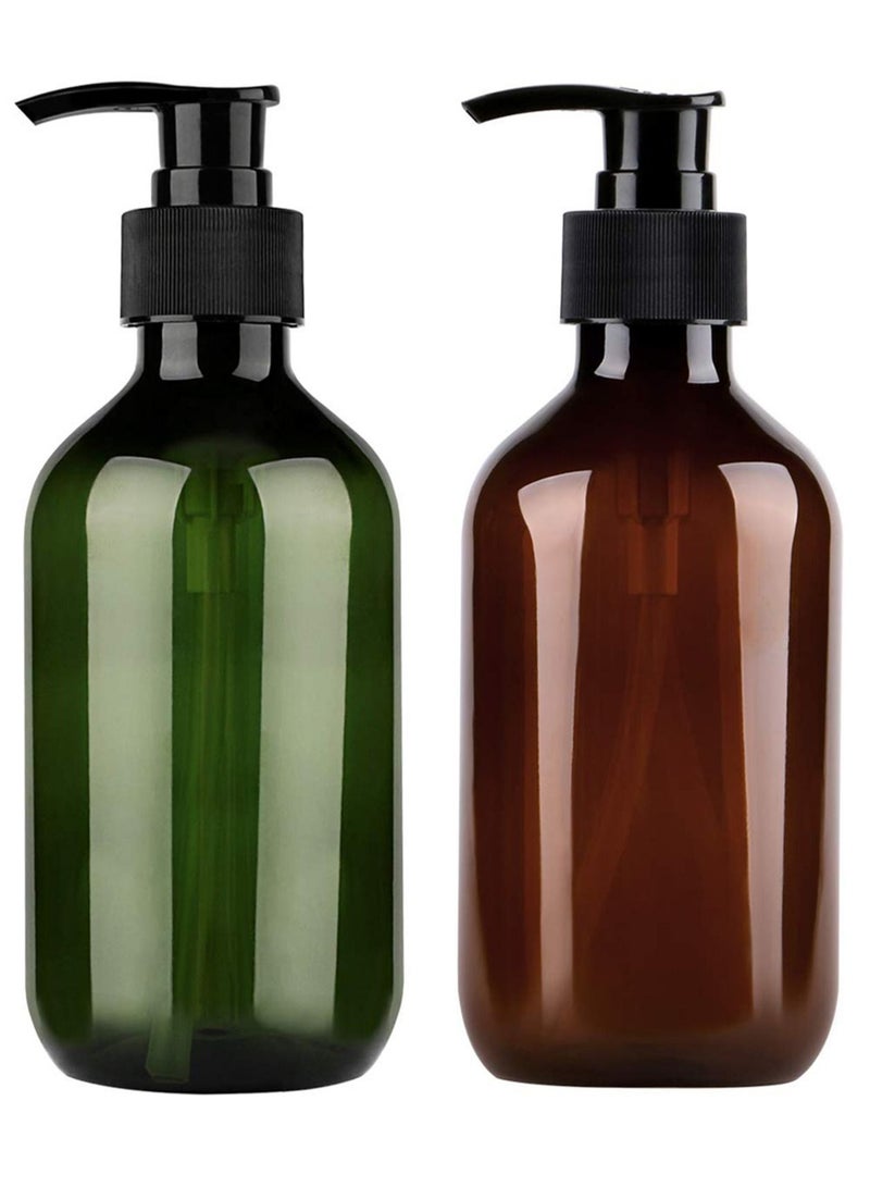 2PCS 500ml/17oz Hand Gel Dispenser Refillable Sanitizer Bottles Empty Shampoo Versatile Pump Bottle Drip-free Lotion Container Soap - Image 1
