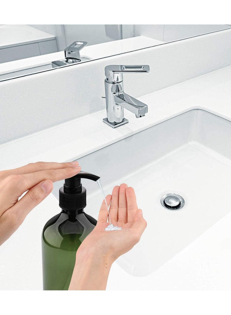 2PCS 500ml/17oz Hand Gel Dispenser Refillable Sanitizer Bottles Empty Shampoo Versatile Pump Bottle Drip-free Lotion Container Soap - Image 5