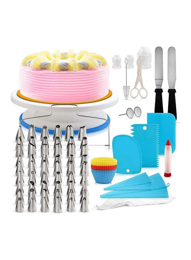 طقم تزيين الكيك متعدد الاستخدامات مكون من 106 قطعة متعدد الألوان