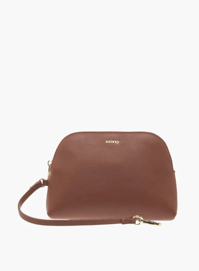 MISSY BEIGE Womens Missy Textured Hobo Bag And Pouch Set  | Best Price UAE