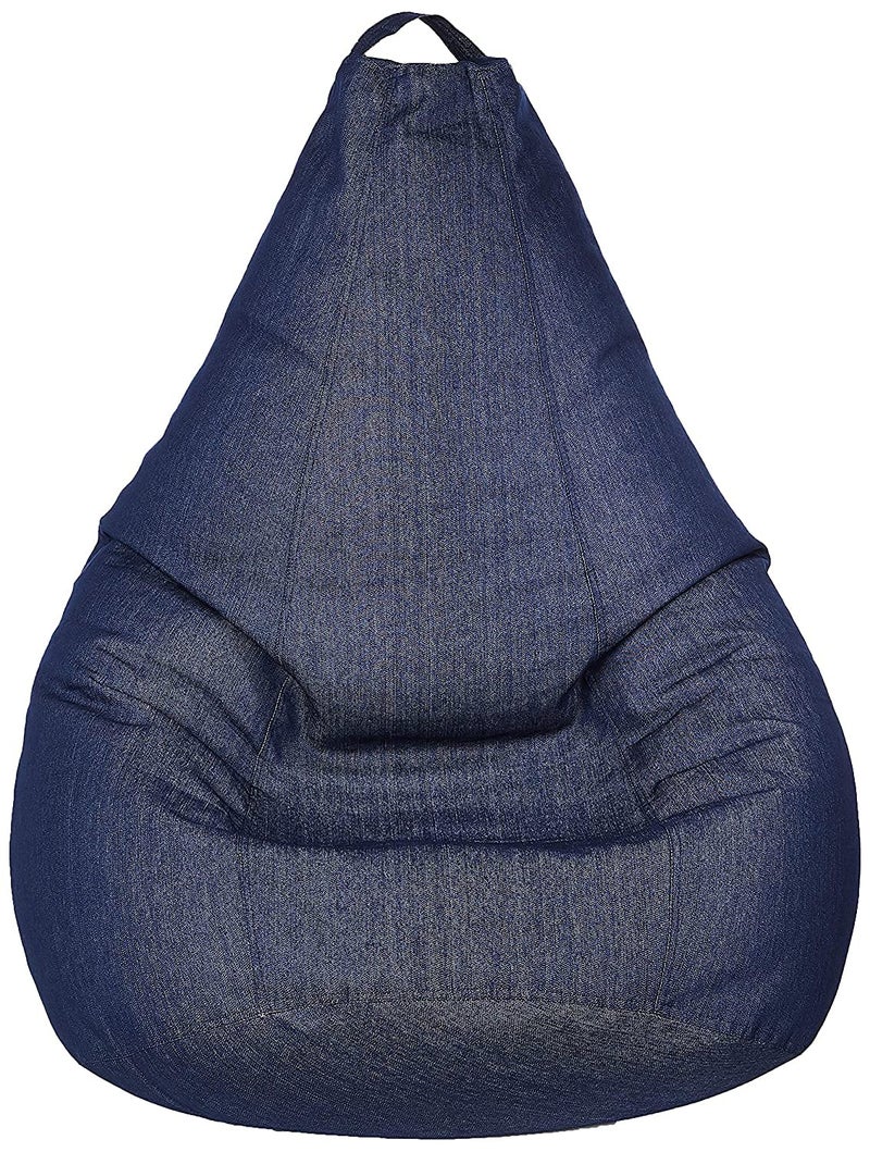 caddyFull Large Bean Bag Cover Without Beans (Dark Blue) (Denim) - Image 1