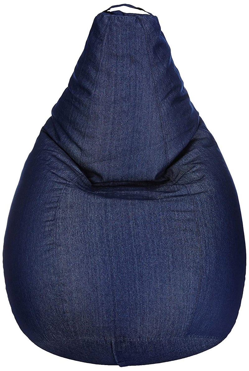 caddyFull Large Bean Bag Cover Without Beans (Dark Blue) (Denim) - Image 2