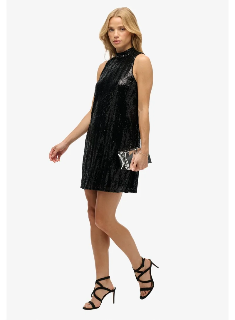 Superdry  Sl Sequin A Line Mini Dress for Women | Best Price UAE
