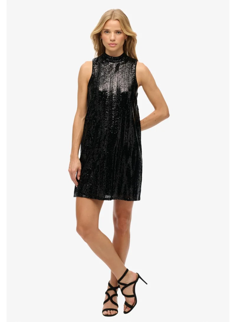 Superdry  Sl Sequin A Line Mini Dress for Women | Best Price UAE