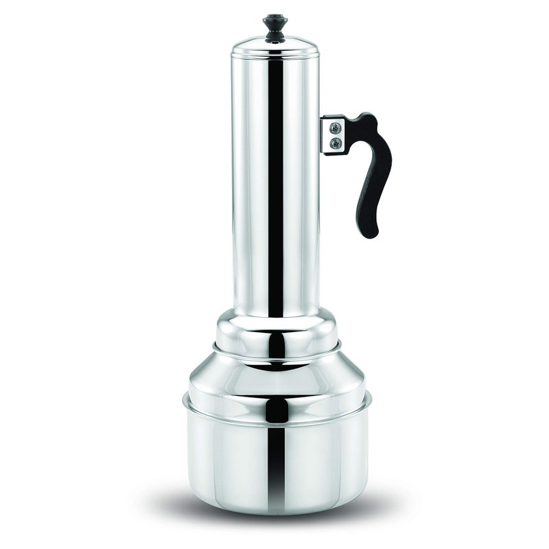 Expresso Stainless Steel Puttu Kudam/Maker, Silver - Image 5