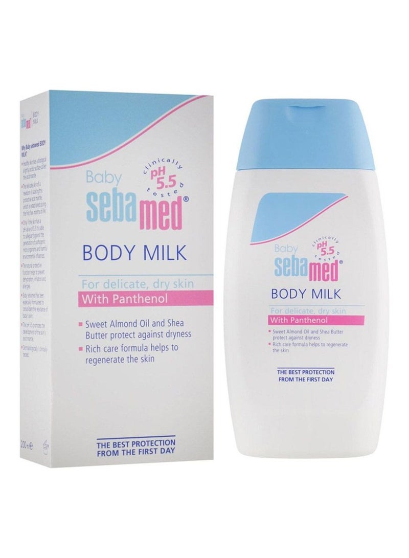 Sebamed Baby Body Milk With Panthenol 200 ML - Image 4