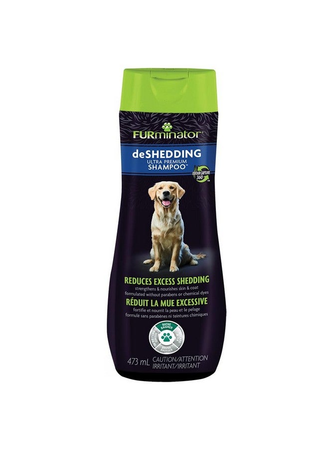 FURminator Ultra Premium deShedding Shampoo for Dogs Helps Reduce Excess Shedding, 16 oz - Image 1