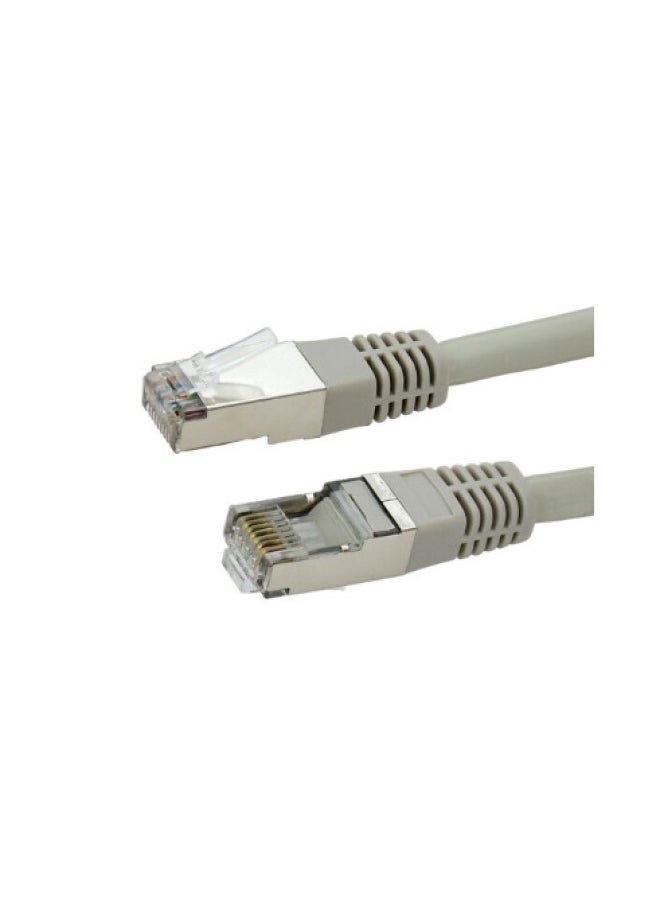 Generic Kubi Six Types Of Shielded Pure Copper Network Cable Gray Eight-core Double Cross Jumper Gigabit Network Cable LCLN6RRECSGY-Color:LCLN6RRECSGY-1.5M  - Image 2