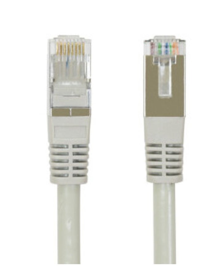 Generic Kubi Six Types Of Shielded Pure Copper Network Cable Gray Eight-core Double Cross Jumper Gigabit Network Cable LCLN6RRECSGY-Color:LCLN6RRECSGY-1.5M  - Image 1