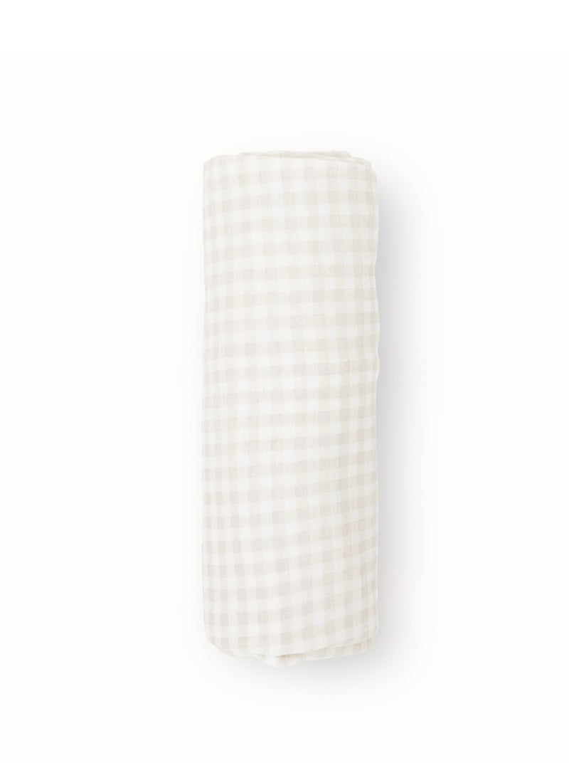 little unicorn - Stretch Knit Swaddle 2 Pack	Frost Green - Image 1