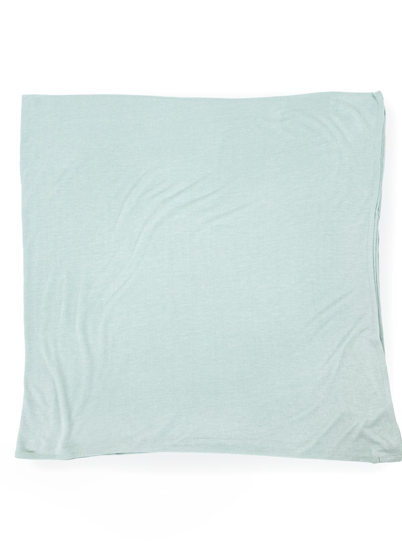 little unicorn - Stretch Knit Swaddle 2 Pack	Frost Green - Image 1