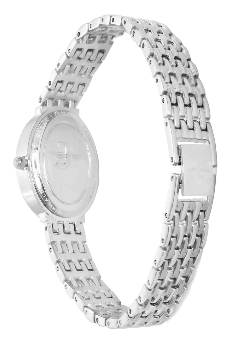 Jovial JOVIAL 16056LSMQ01ZE Women's Stainless Steel Watch,19mm, White Dial  - Image 3