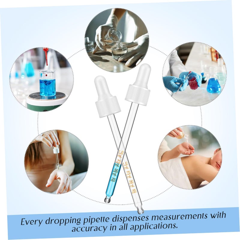2 Pack of 12 Graduated Droppers Transfer Pipettes with Measuring Markings - Image 4