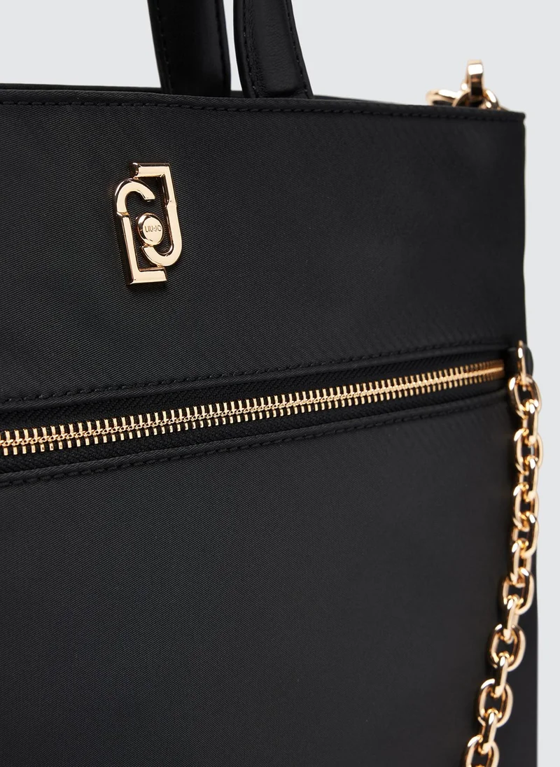 Liu Jo Nylon shopping bag with chain