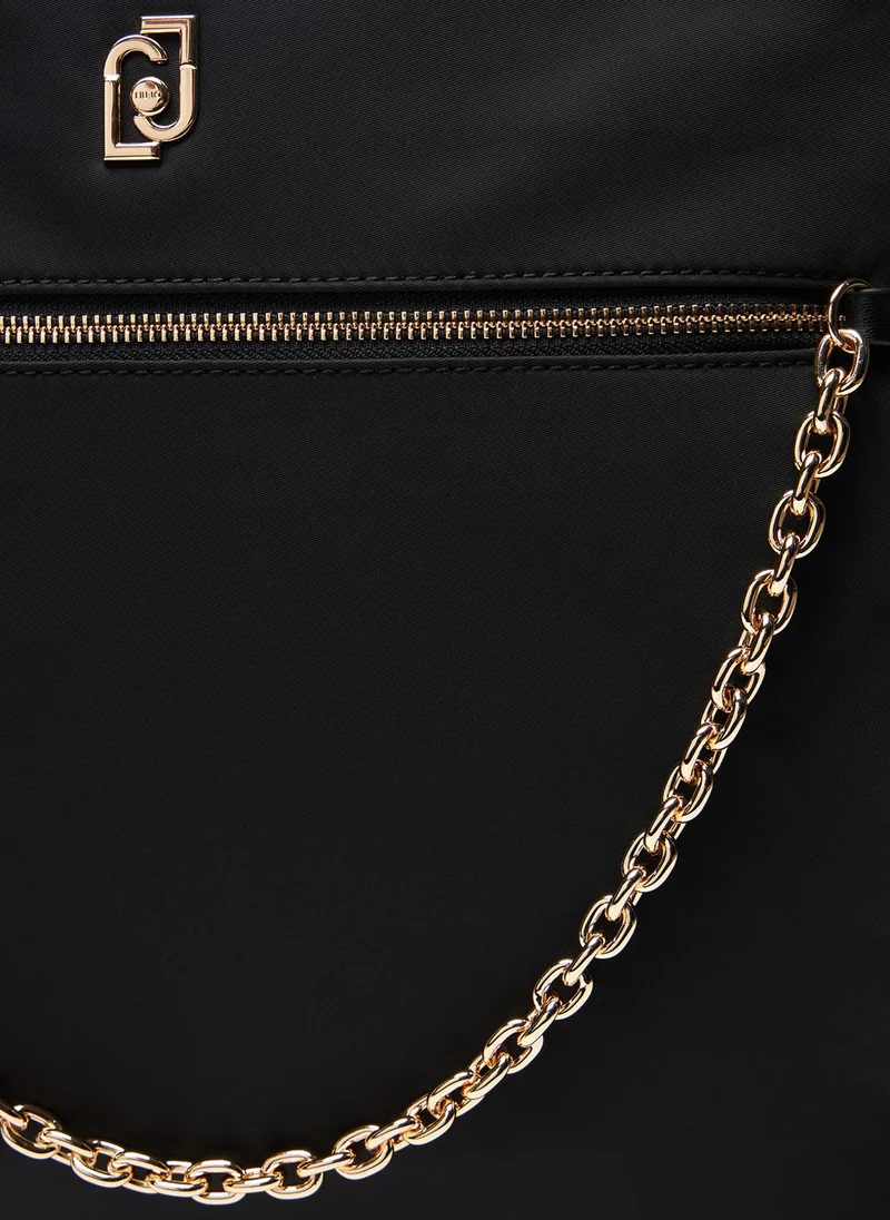 Liu Jo Nylon shopping bag with chain