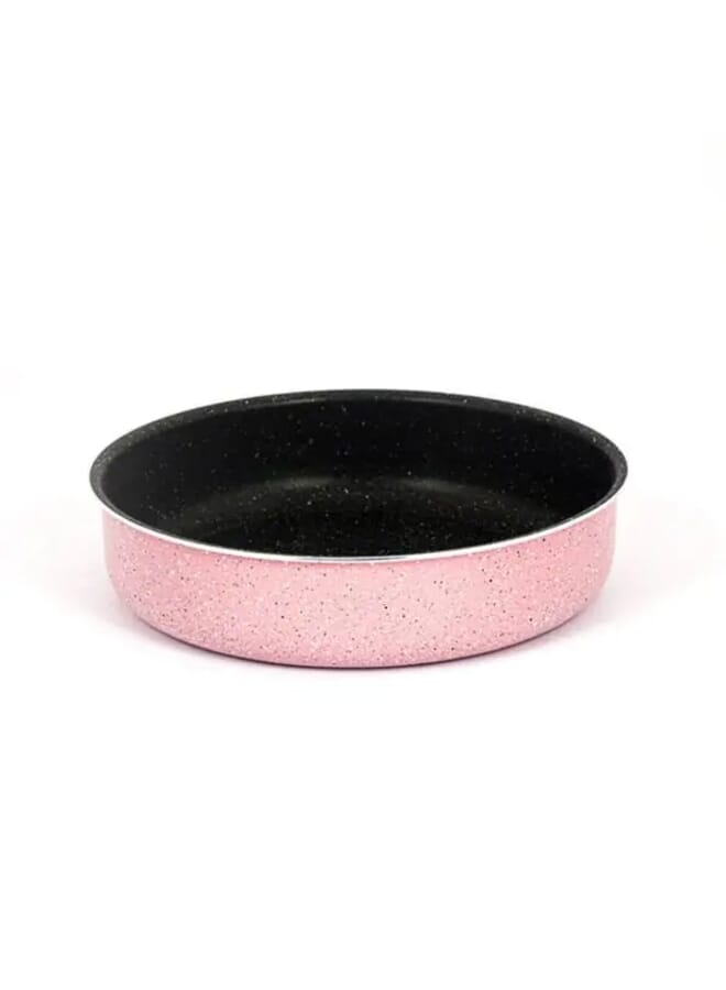 Rocky Rocky Pink Granite Round Tray 32cm - Image 1