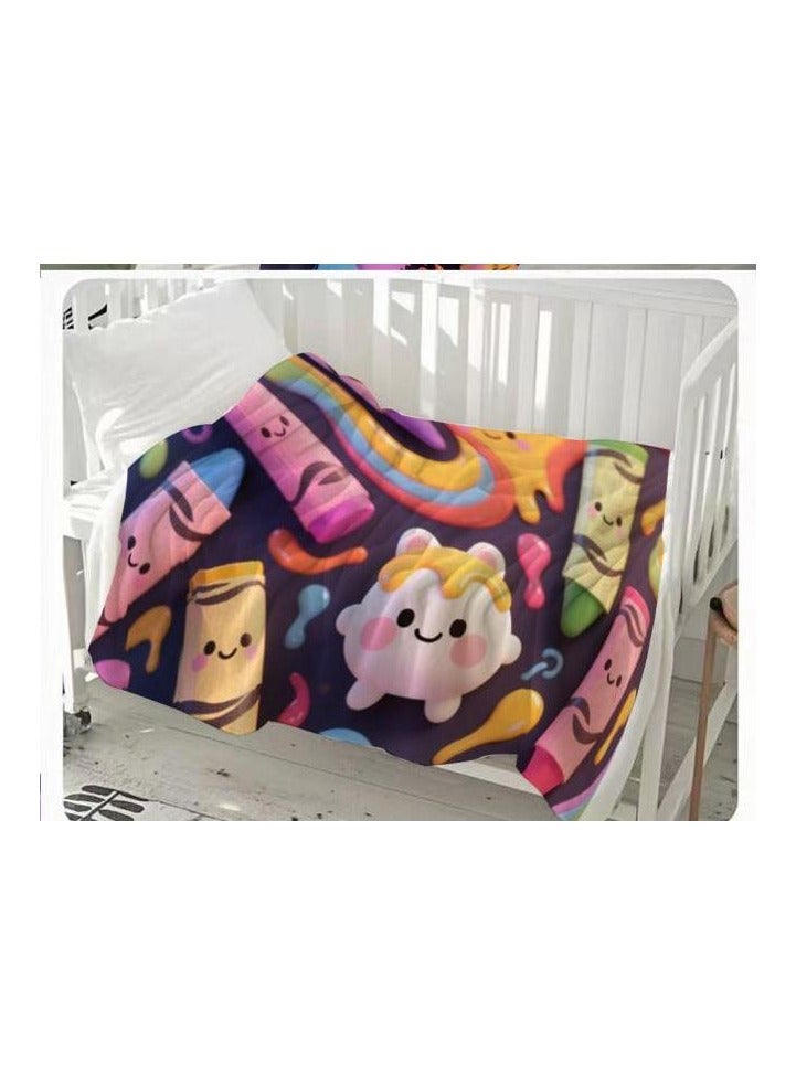 general Flannel thin blanket (warm and comfortable, suitable for sleep, gaming, dust removal and sandproof) 150cm*200cm - 141 - Image 3