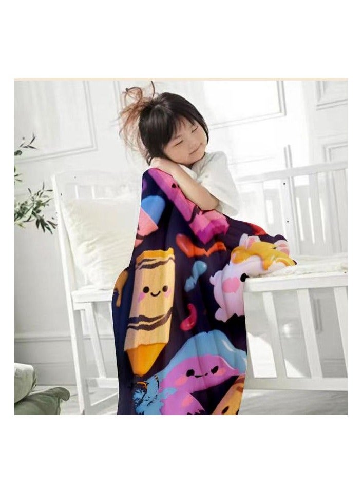 general Flannel thin blanket (warm and comfortable, suitable for sleep, gaming, dust removal and sandproof) 150cm*200cm - 141 - Image 4
