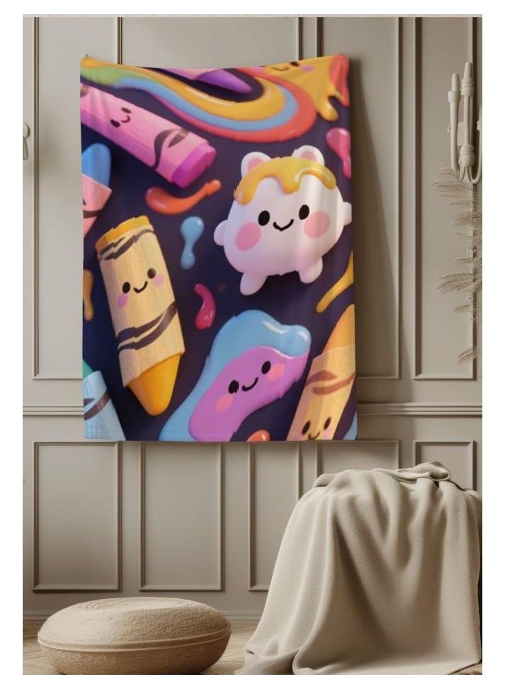 general Flannel thin blanket (warm and comfortable, suitable for sleep, gaming, dust removal and sandproof) 150cm*200cm - 141 - Image 5