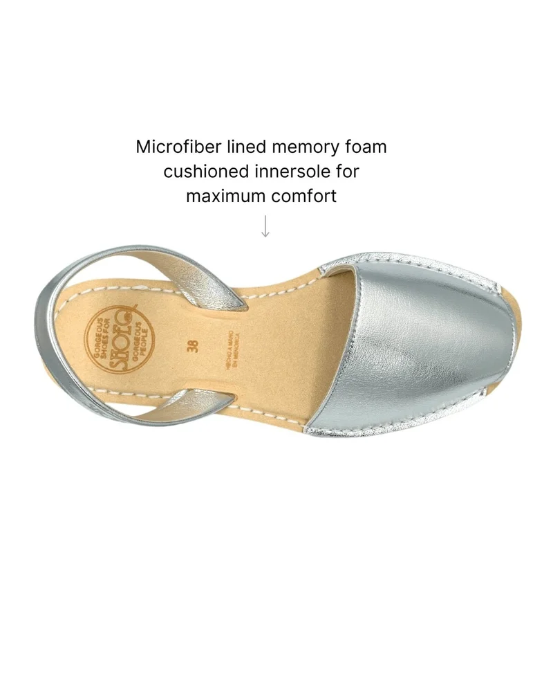 SHOEQ Platinum (Vegan) Luxe Avarca for Women | Best Price UAE