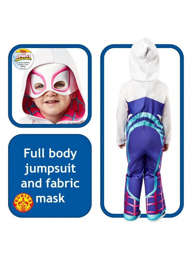 Rubies زي ديلوكس شبح العنكبوت من مارفل: سبايدي وأصدقائه المذهلين، كما هو موضح، 3T4T - Image 1