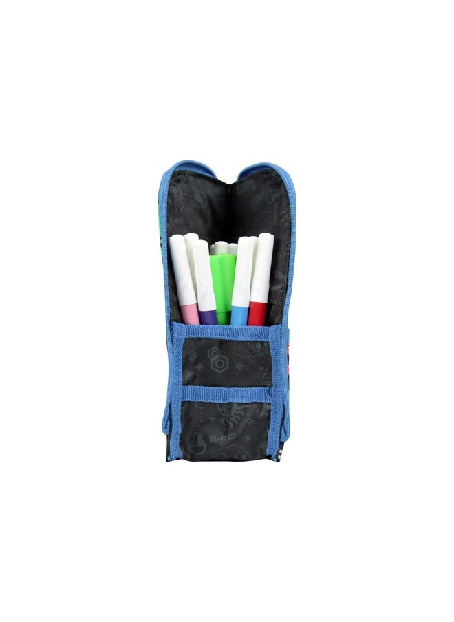 SMILY KIDDOS Smily Kiddos | Smily Pen Holder Case (Black) | Kids&School Pencil Case | Pencil Pouch for Kids  - Image 3