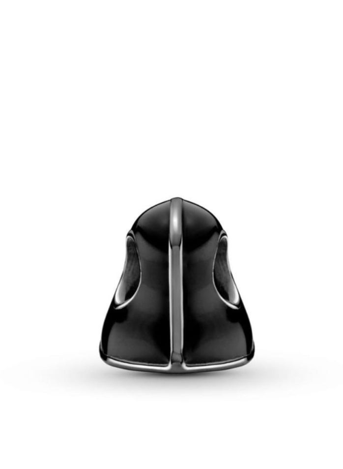 Star Wars Darth Vader Charm - 925 Sterling Silver with Black Enamel - Image 3