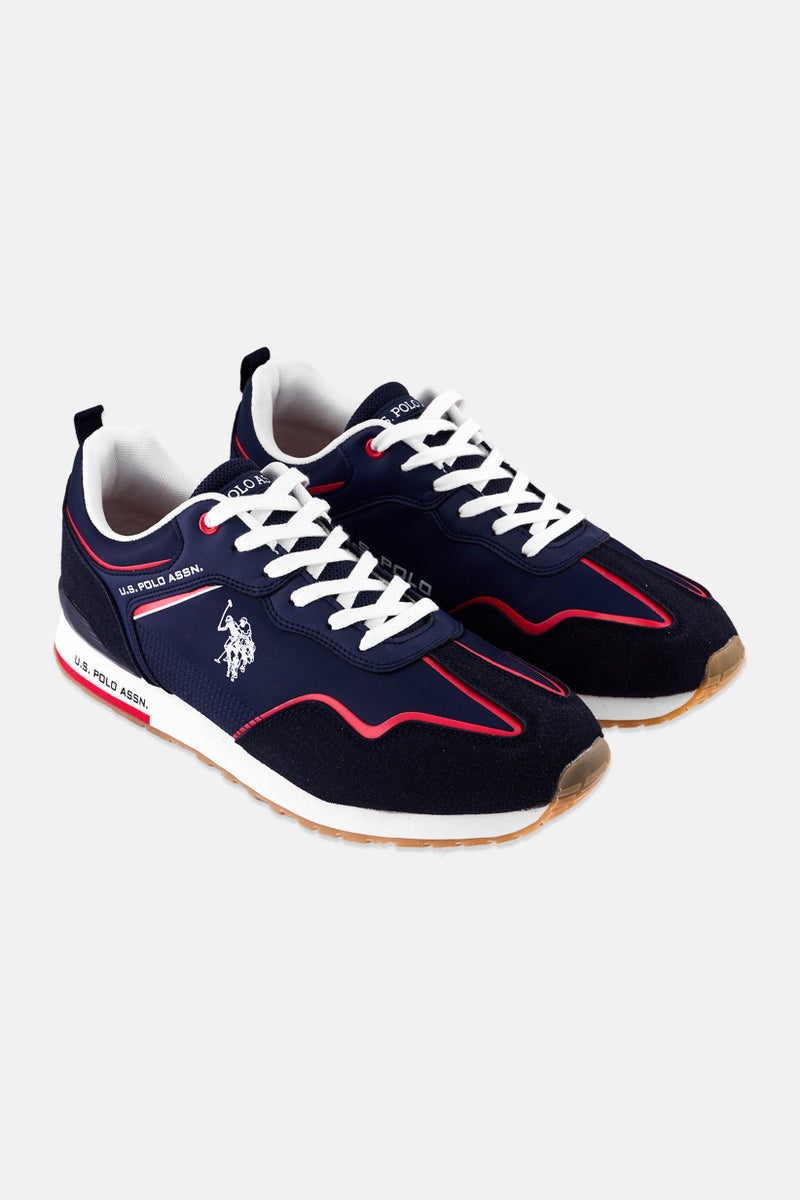 U.S. Polo Assn. Men Textile Lace Up Casual Shoes, Multicolor  - Image 1