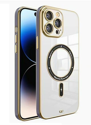Clear Magnetic Case for iPhone 14 Pro Max Case 6.7 inch Compatible with MagSafe Plating Soft Edge Bumper Anti-Scratch Translucent Back Cover Purple - pzsku/Z6968BB82B88B4CADC06DZ/45/1749035174/e4a8cc16-6c9d-4d2c-8a45-a053a366124f