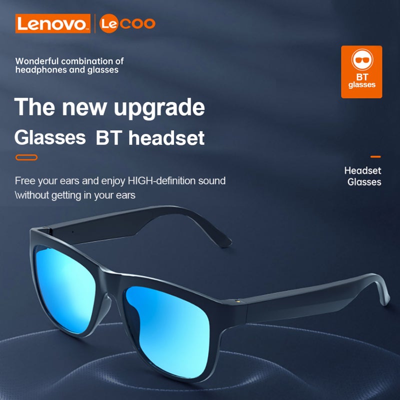 LECOO C8 Smart Wireless BT Glasses Headset HD Sound Quality Touch Buttons Replaceable Polarized Lenses Light Weight - Image 2