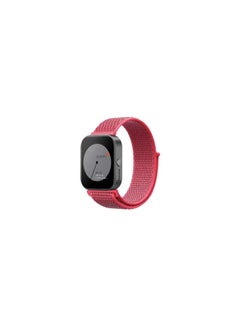(for Nothing Watch Pro 22mm) Nylon Strap,Quick Release Bands for Women Men Sport Wristband Strap Red