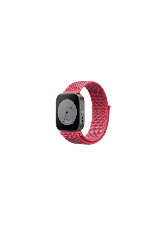 CATANES - (for Nothing Watch Pro 22mm) Nylon Strap,Quick Release Bands for Women Men Sport Wristband Strap Red - Image 1