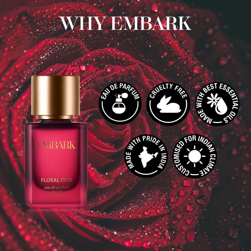 EMBARK EMBARK OUD Floral Perfume For Unisex 50ml Premium Oud Liquid Perfume Long lasting Fragrance  - Image 5