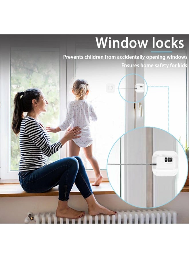 جونيس قفل الثلاجة: أقفال مضادة للأطفال للخزائن والأدراج، تركيب سهل لا يحتاج لمفاتيح، قفل مركب متعدد الوظائف لأمان الأطفال (1، أبيض) - Image 4