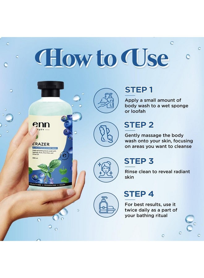 ENN Beauty Erazer 1% Salicylic Acid Body Wash - Image 5