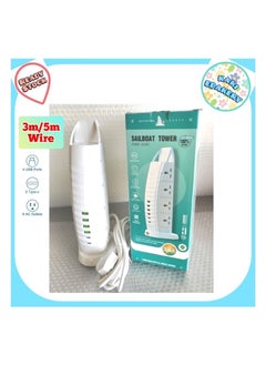 Generic Sailboat Tower | 2500W | Power Socket With | 6 | USB Port's & | 8 | AC Outlet's  - Image 5