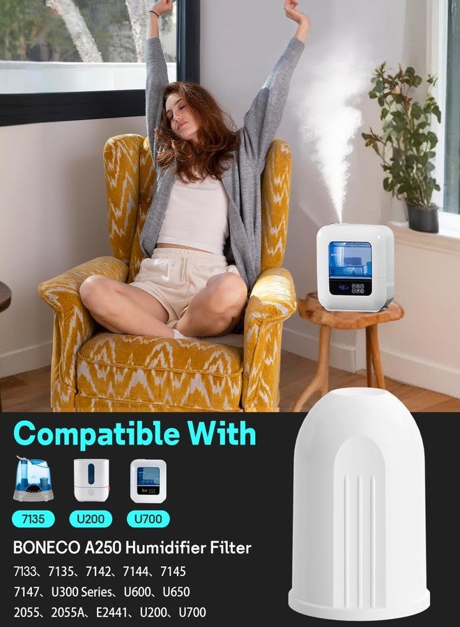 مجموعة ليمون الثلاثية من فلاتر مرطبات الهواء A250 Aqua Pro 2 في 1، متوافقة مع مرطبات الهواء بالموجات فوق الصوتية من BONECO و AIR-O-Swiss - Image 2
