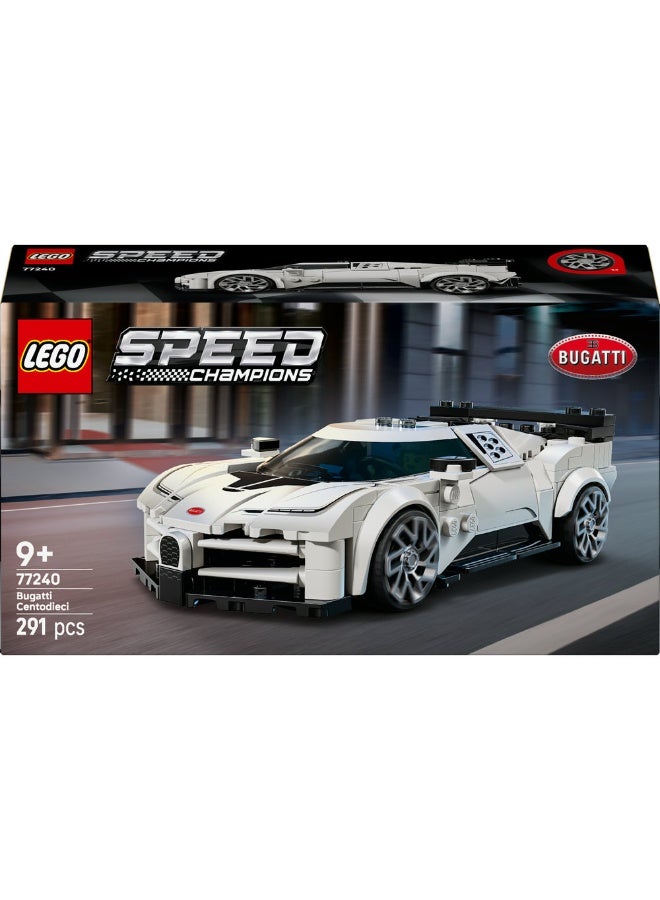 LEGO Speed Champions Bugatti Centodieci Hyper Sports Car 77240 (Age 9+, 291 Pieces) - Image 2