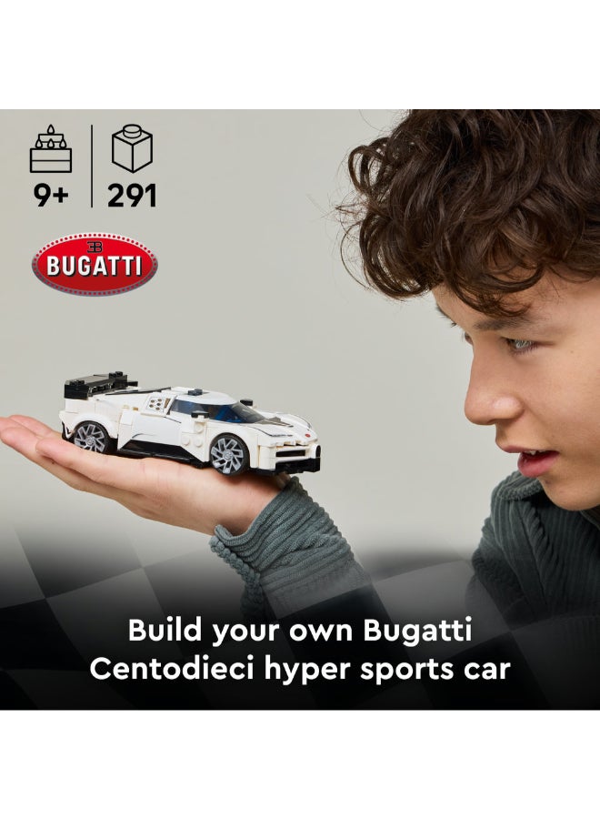 ليغو لعبة السيارة الرياضية الفائقة Bugatti Centodieci من ليغو® سبيد تشامبيونز للصبيان والبنات، مجموعة نموذج للأطفال 77240 - Image 4